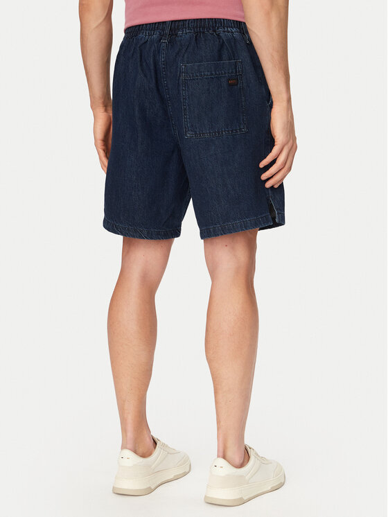 BOSS BOSS Pantaloncini di jeans Sandrew 50557454 Blu scuro Relaxed Fit