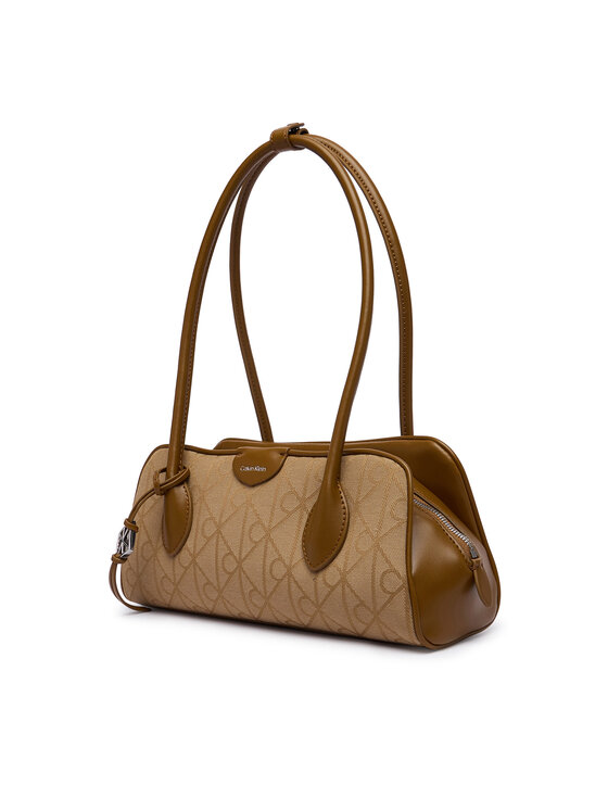Calvin Klein Calvin Klein Handtasche Emblem Trio Jacquard LV04F3744G Braun