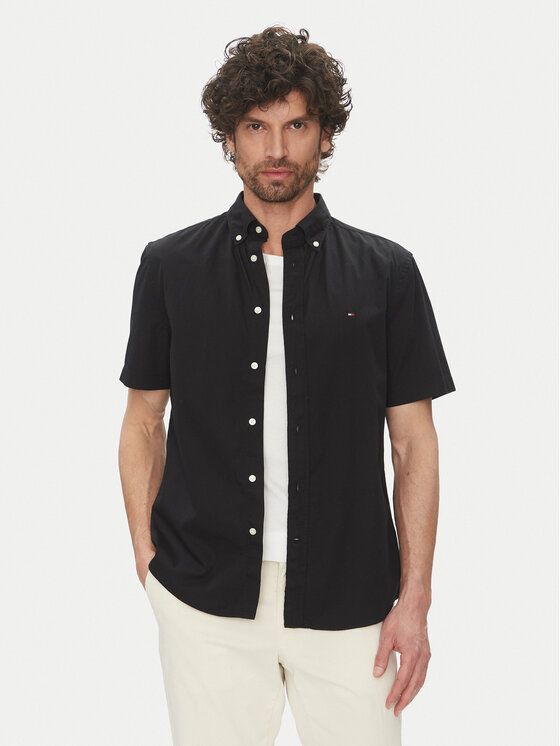 Tommy Hilfiger Tommy Hilfiger Ing MW0MW37584 Fekete Regular Fit