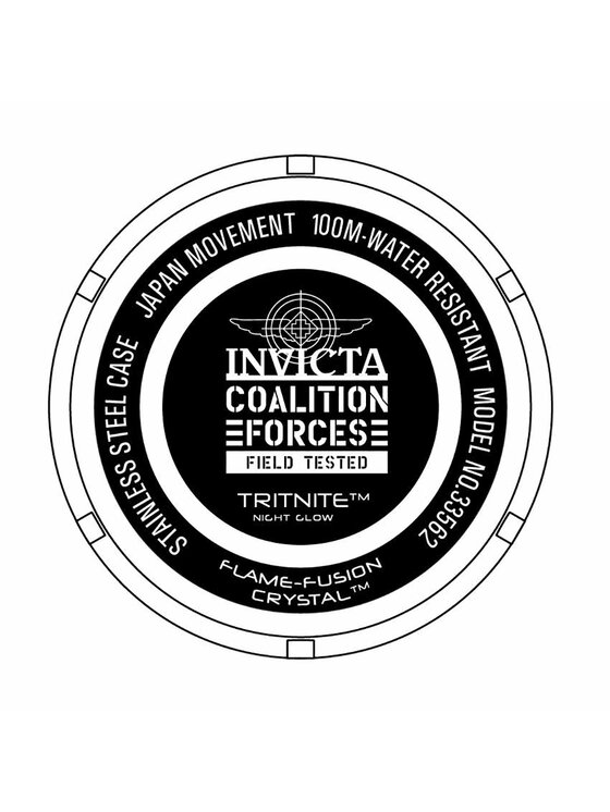 Invicta Watch Invicta Watch Zegarek 33562 Brązowy