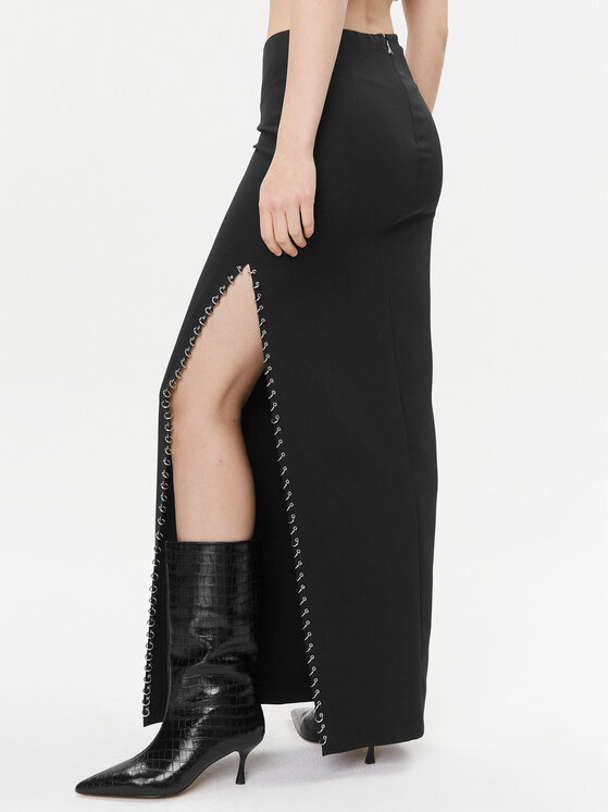 Patrizia Pepe Patrizia Pepe Φούστα maxi 2G0955/A360-K103 Μαύρο Regular Fit