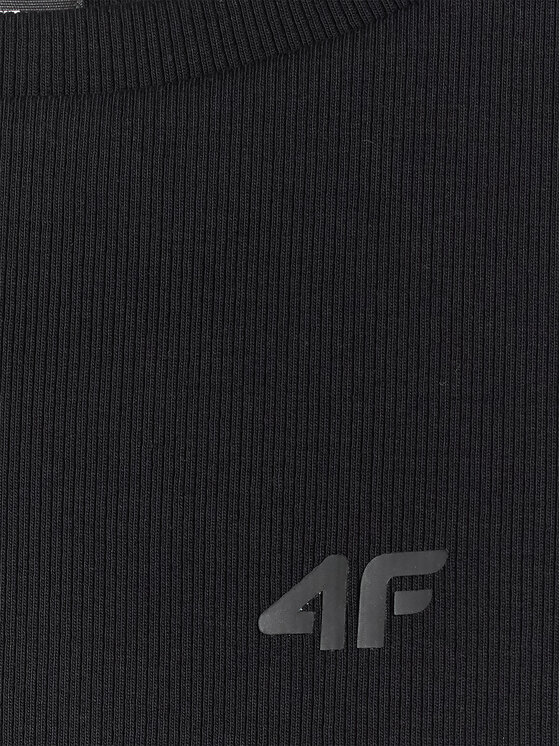 4F 4F Tank top ESSENTIAL 3 Czarny Slim Fit