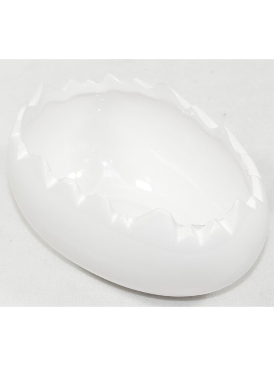 MIAhome MIAhome Osłonka biała skorupka 7x13,5x9,5 cm KEST small Biały