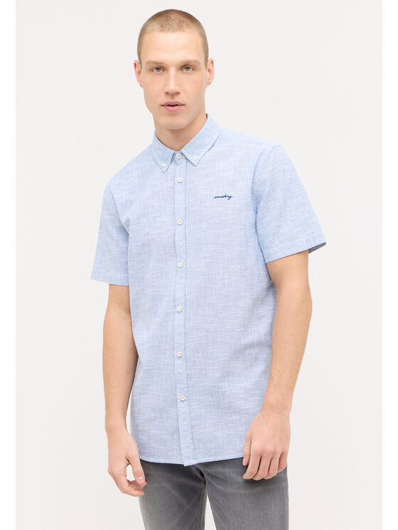 Mustang Mustang Camicia Berkeley Blu Regular Fit