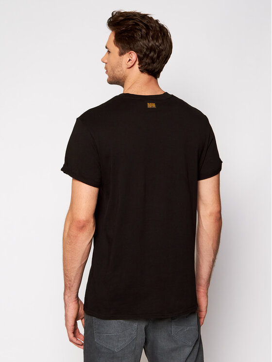 G-STAR G-Star Raw T-shirt Embro Gradient D19223-336-6484 Nero Regular Fit
