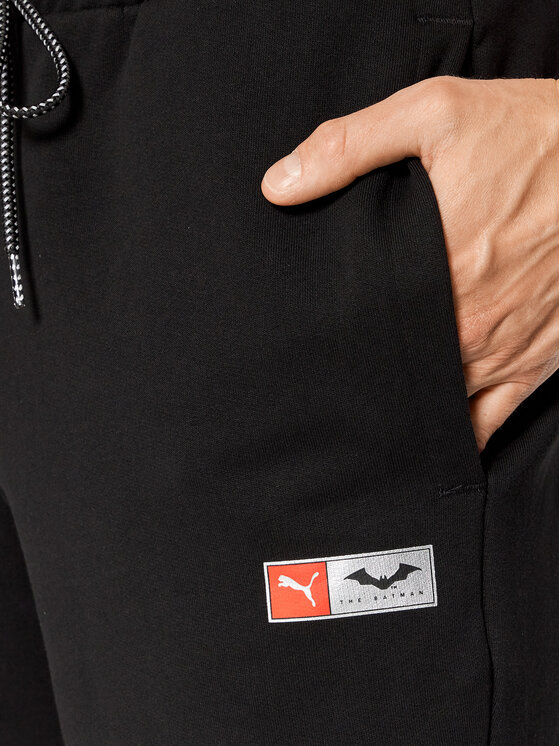 Puma Puma Športové kraťasy BATMAN 534729 Čierna Regular Fit