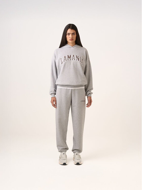 La Mania La Mania Spodnie dresowe ANGELES Szary Active Fit