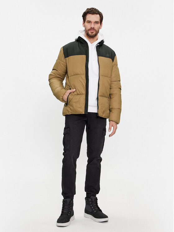 4F 4F Μπουφάν χειμωνιάτικο 4FWAW23TDJAM348 Καφέ Regular Fit