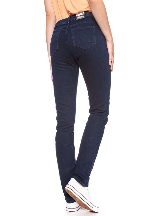 Wrangler Wrangler Jeansy SLIM Niebieski Slim Fit