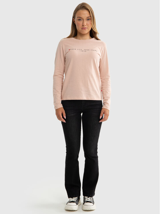 BIG STAR BIG STAR Bluzka BRINA Różowy Basic Fit