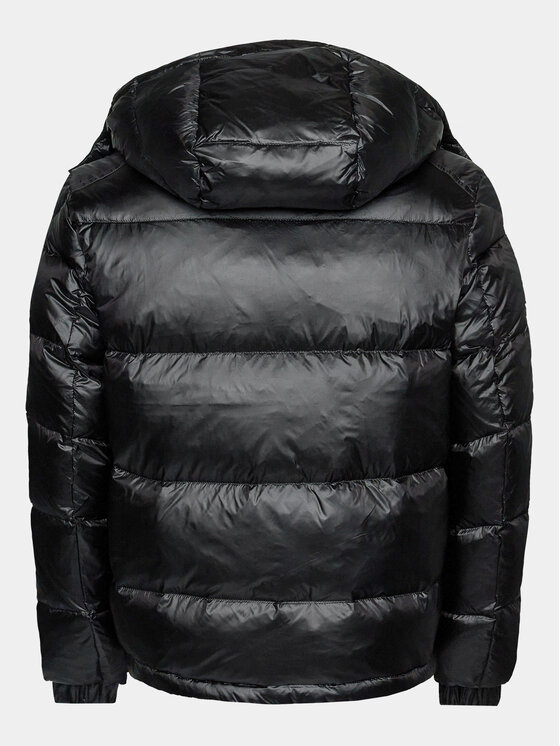 La Martina La Martina Пуховик Whit WMO021 PA067 Чорний Regular Fit