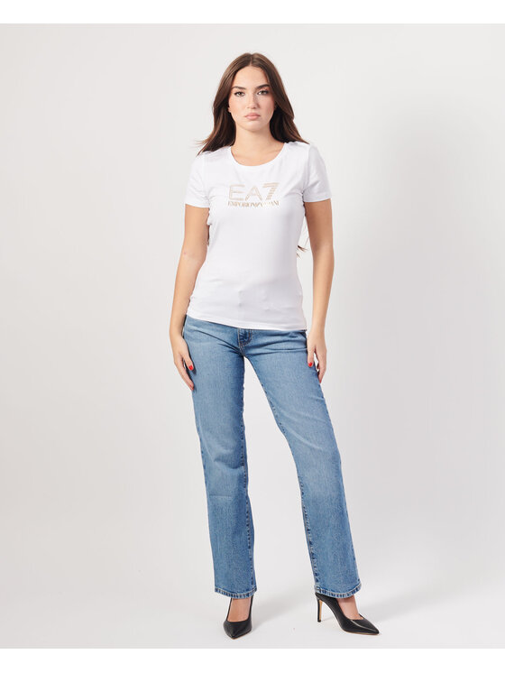 Emporio Armani Emporio Armani T-shirt 8NTT67-TJDQZ Bianco Regular Fit