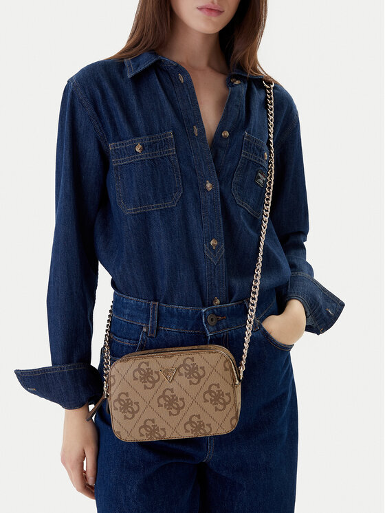 Guess Guess Дамска чанта Noelle II HWSO96 72140 Бежов