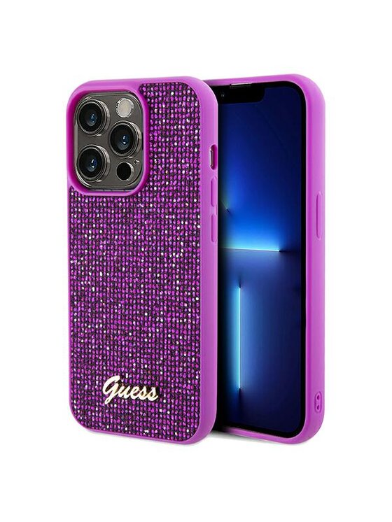 Guess Guess Etui na telefon iPhone 14 Pro Różowy