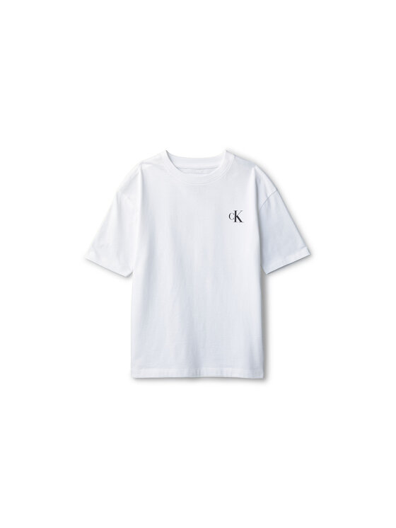 Calvin Klein Jeans Calvin Klein Jeans T-Shirt Bridge LVCKSJA05B Biały Regular Fit