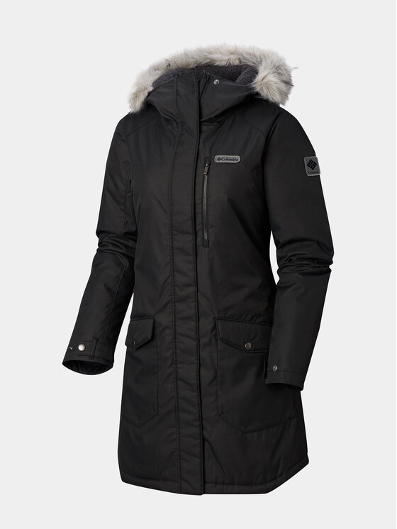 Columbia Columbia Zimní bunda Suttle Mountain™ Long Insulated Jacket Černá Regular Fit