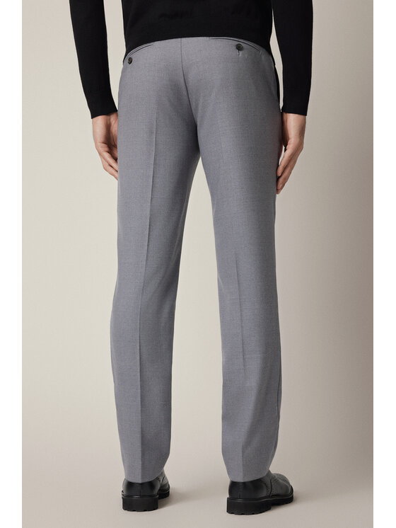 Lancerto Lancerto Spodnie materiałowe Artemio SP073225000009 Szary Slim Fit