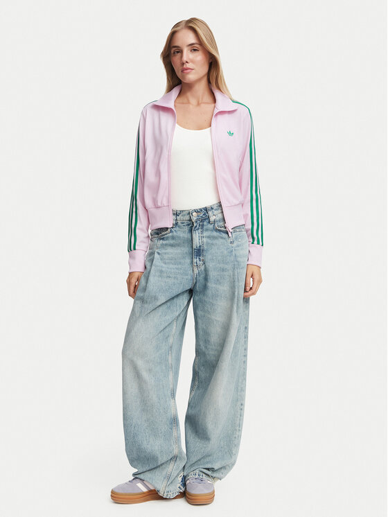 adidas adidas Bluza Firebird Classic KY0885 Różowy jasny Regular Fit