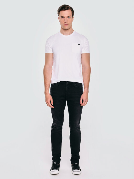 BIG STAR BIG STAR Jeansy HARPER Czarny Tapered Fit