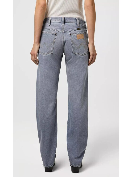 Wrangler Wrangler Jeansy Low Rise Cowboy Jean Szary Regular Fit