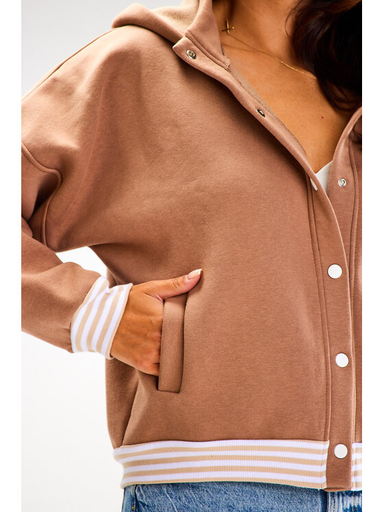 Awama Awama Mikina A611 Béžová Basic Fit