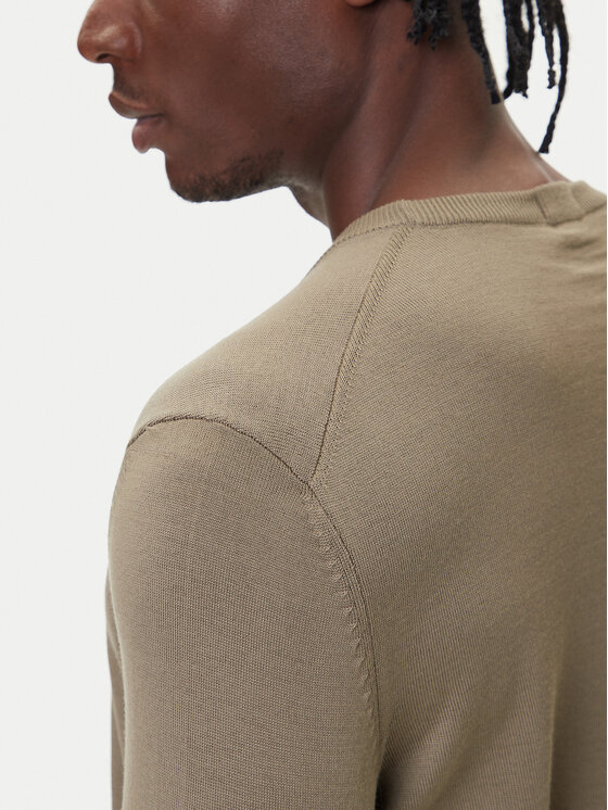 BOSS BOSS Sweter Baram-L 50476363 Brązowy Regular Fit