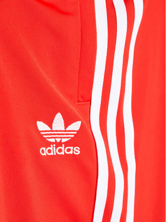 adidas Spodnie dresowe adicolor Sst Track H37871 Czerwony Regular Fit •  Modivo.pl