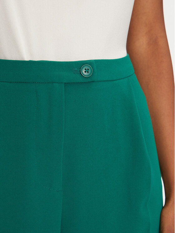 ONLY ONLY Medžiaginės kelnės Leila 15338347 Žalia Wide Leg