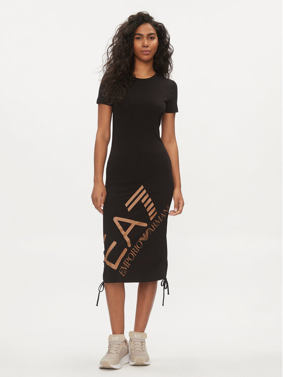 EA7 Emporio Armani EA7 Emporio Armani Ikdienas kleita 3DTA63 TJFKZ 1200 Melns Slim Fit