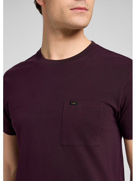 Lee Lee T-Shirt Style Alex Czerwony Regular Fit