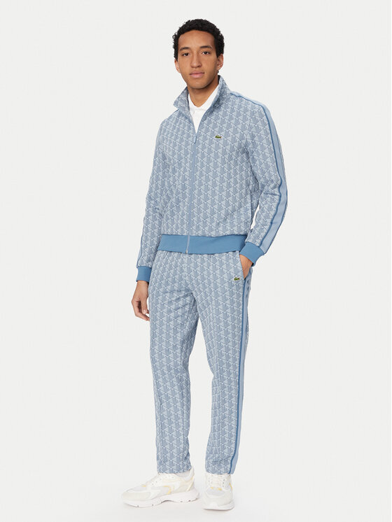 Lacoste Lacoste Mikina SH1368 Modrá Regular Fit
