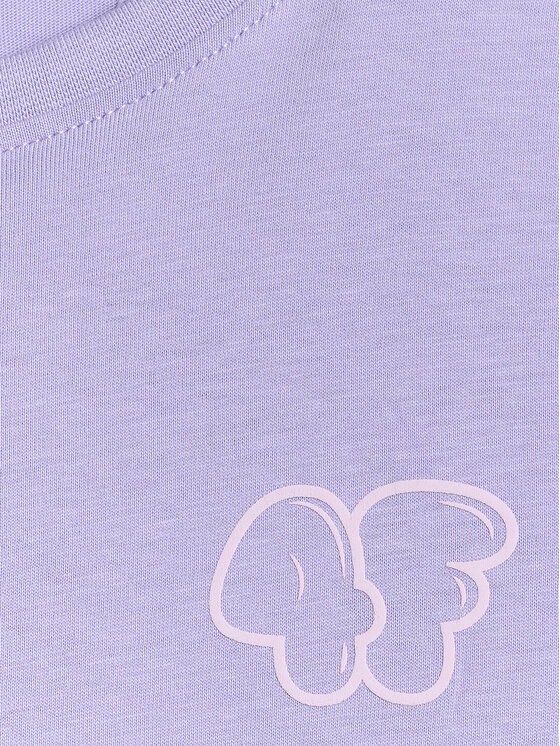 4F 4F T-Shirt KITTY JOGA Fioletowy jasny Regular Fit
