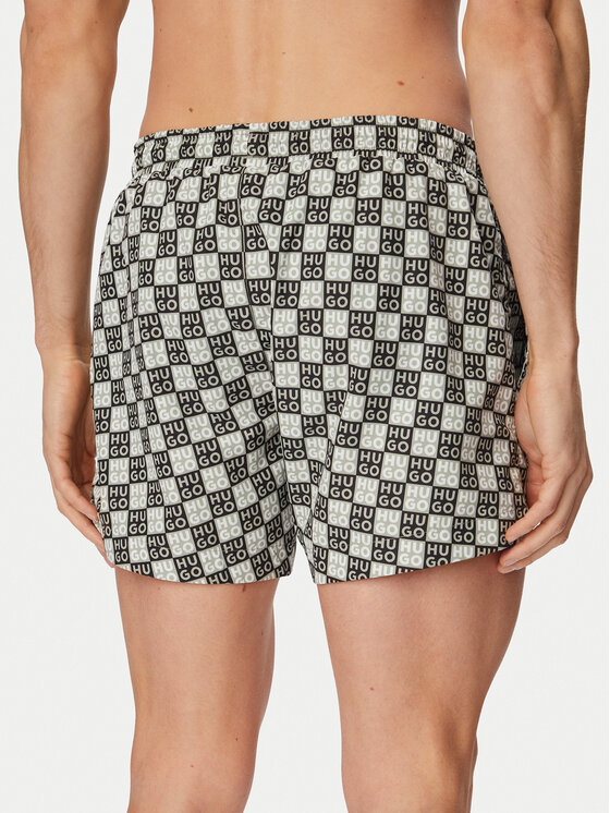 HUGO HUGO Szorty kąpielowe Aaron  50556792 Zielony ciemny Regular Fit