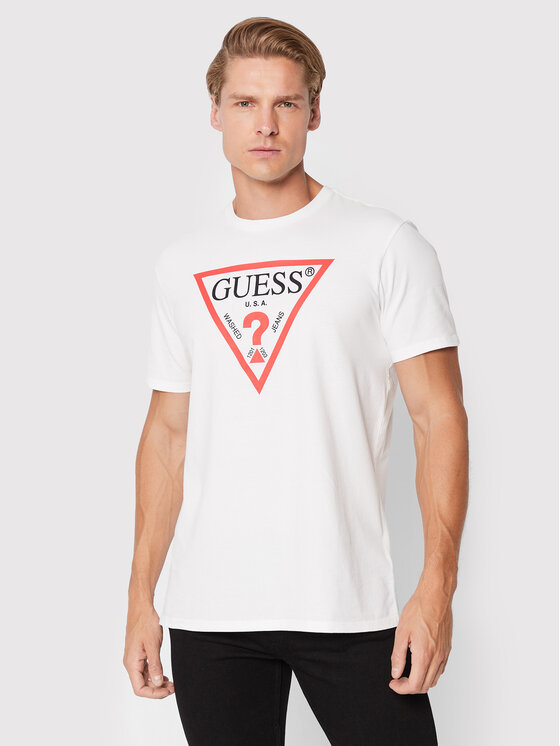 Guess Guess T-shirt M2GI68 KBA60 Bianco Regular Fit
