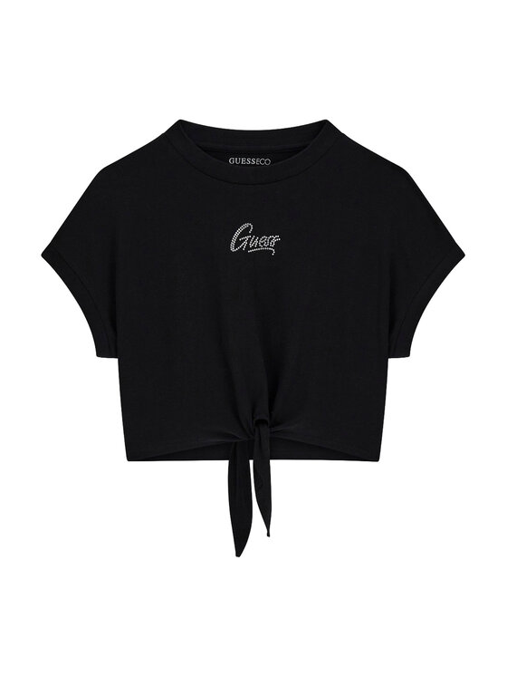 Guess Guess T-Shirt J6GI29 K6YW4 Μαύρο Relaxed Fit