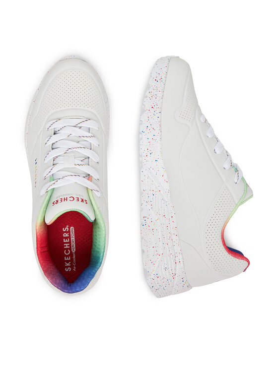 Skechers Skechers Sneakersy UNO LITE 310456L WMLT Biela