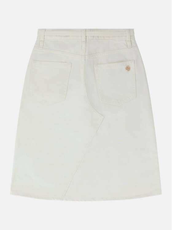 Guess Kids Guess Kids Spodnie materiałowe 172399 Biały Regular Fit