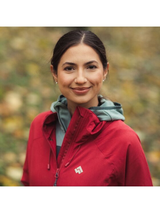 Alpinus Alpinus Kurtka softshell Majadita Czerwony Reglan Fit