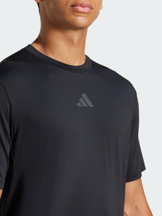 adidas adidas Koszulka techniczna Designed-for-Training Intensity Tee Czarny Regular Fit