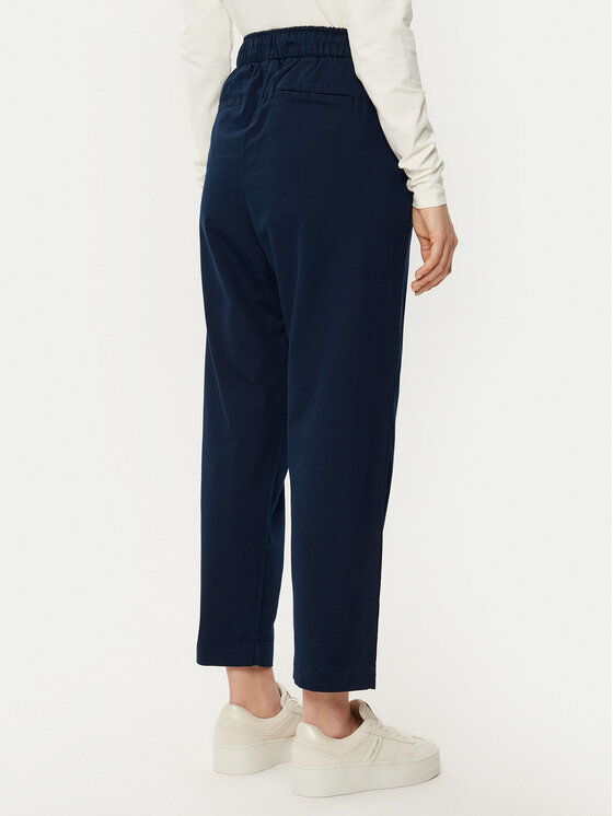 Gap Gap Bavlnené nohavice 883883-06 Tmavomodrá Straight Leg