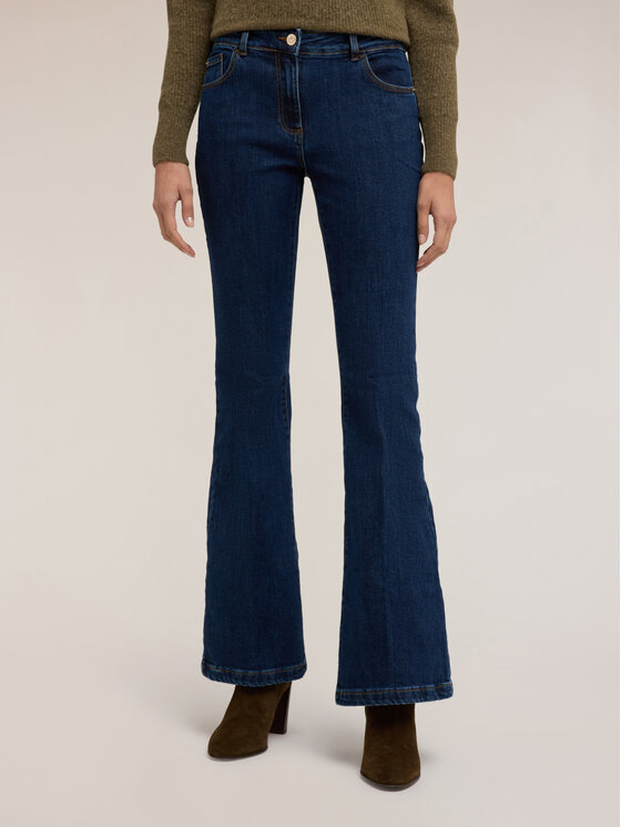 Motivi Motivi Jeansy P427Q704377N034 Niebieski Flare Fit