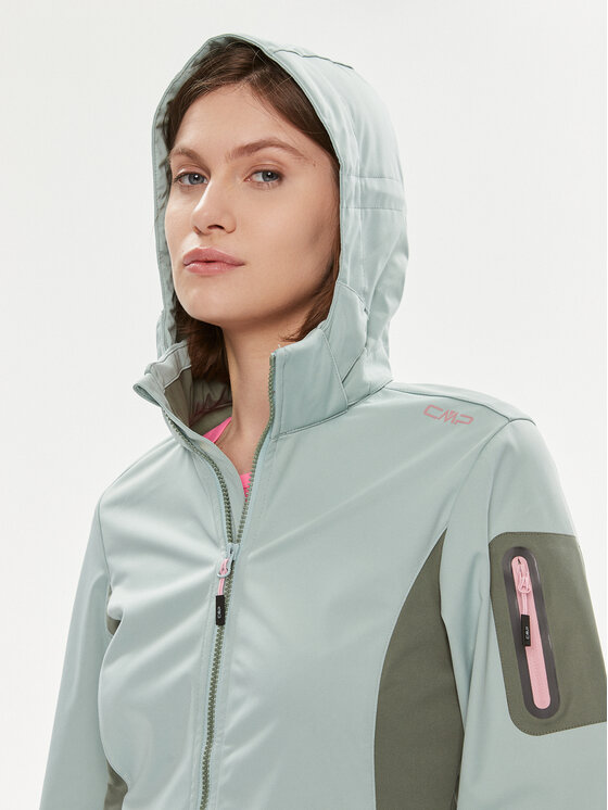 CMP CMP Větrovka 39A5016 Zelená Regular Fit