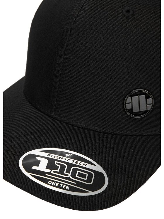 PITBULL PITBULL Czapka z daszkiem Czapka Snapback 3D Metal Logo uniwersalny Czarny