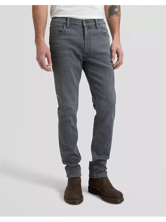 Lee Lee Jeansy LUKE Szary Slim Fit