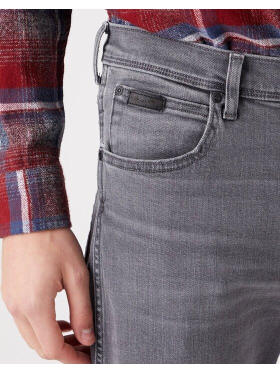 Wrangler Wrangler Jeansy TEXAS Szary Straight Fit