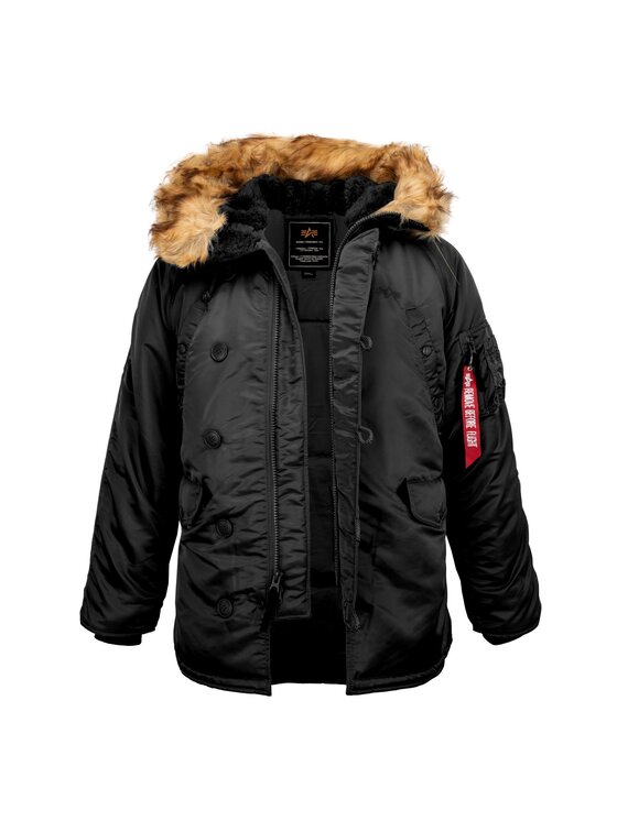 Alpha Industries Alpha Industries Zimné bundy AI.100106-03-3XL Čierna Parka Fit