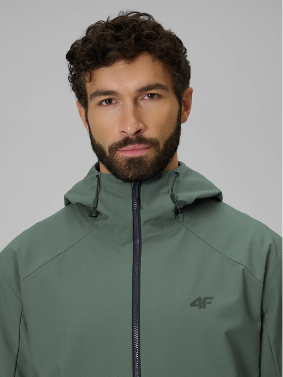 4F 4F Kurtka przejściowa EVERYDAY ACTIVE Zielony jasny Regular Fit