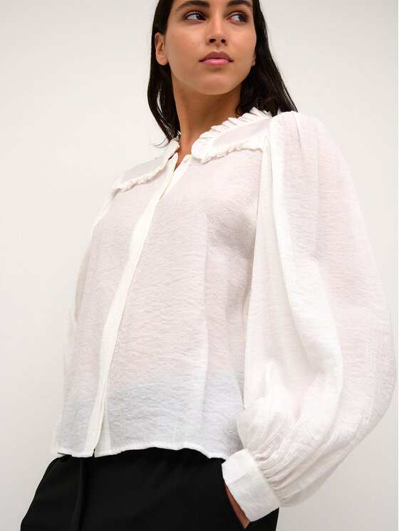 Karen by Simonsen Karen by Simonsen Blusa Kayakb 10104544 Bianco Classic Fit