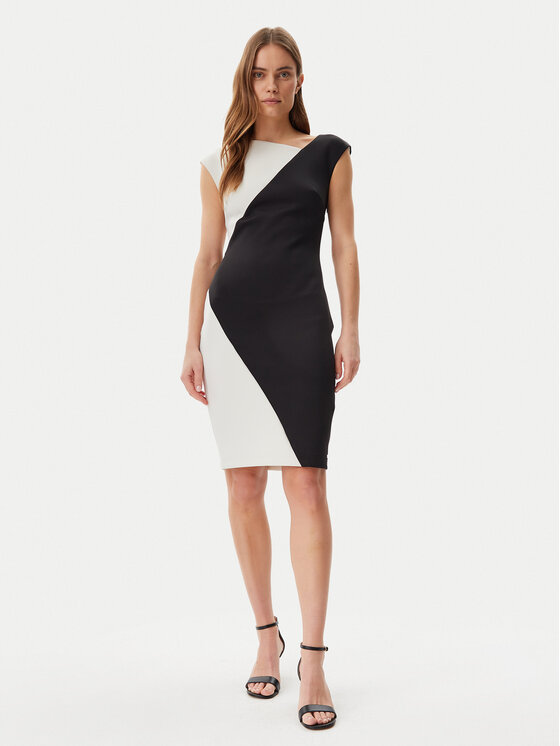 Calvin Klein Calvin Klein Rochie cocktail K20K208141 Negru Slim Fit