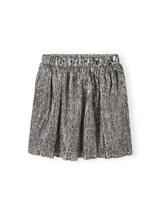 minoti minoti Spódnica plisowana 32SKIRT160 Srebrny Regular Fit